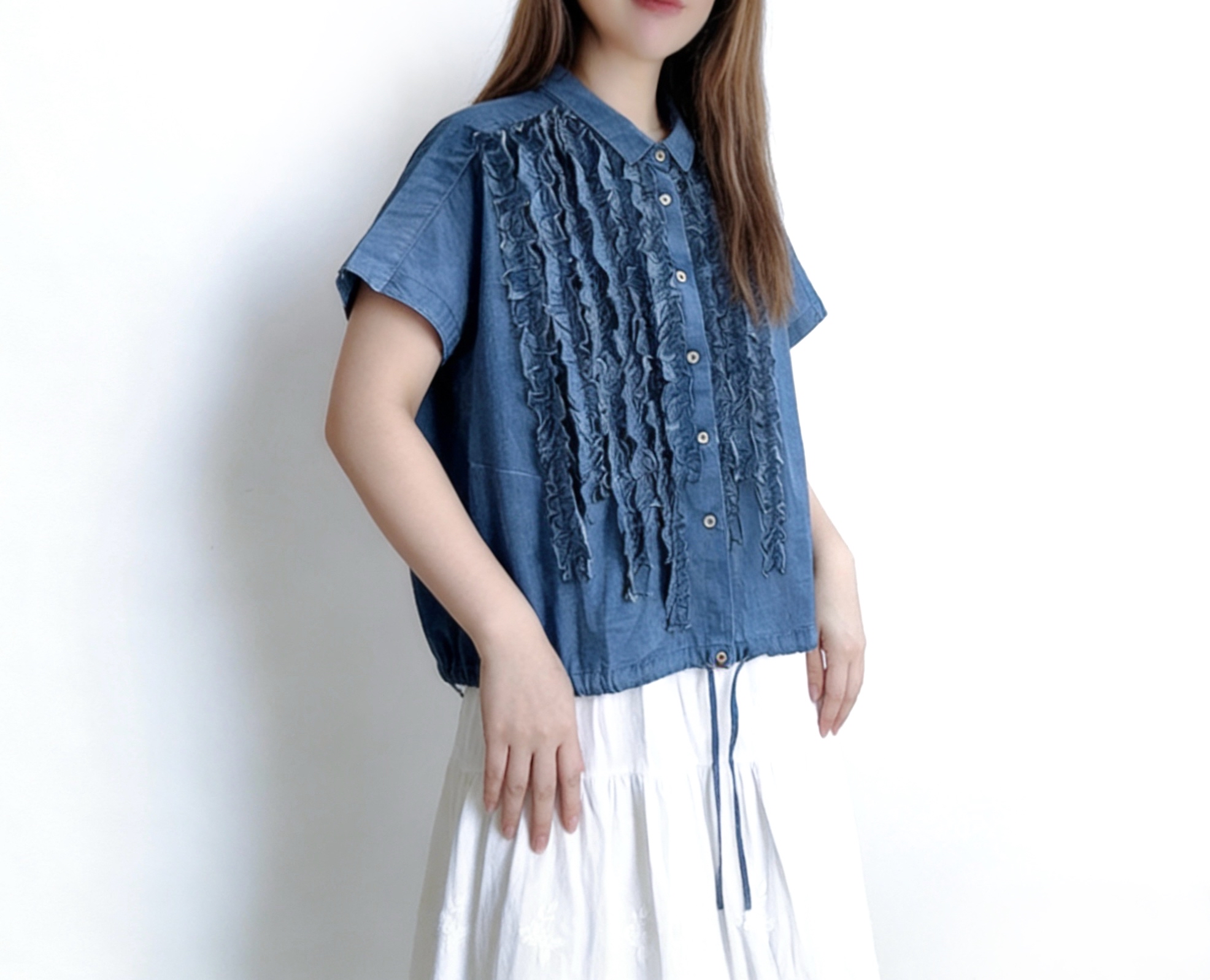 🌼春夏優惠🍀 日系Ruffle束繩Top