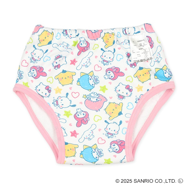 🇯🇵預訂 日本直送🇯🇵Sanrio人物滿印加厚五層學習褲兩件套裝