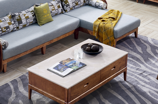 大理石長方茶几