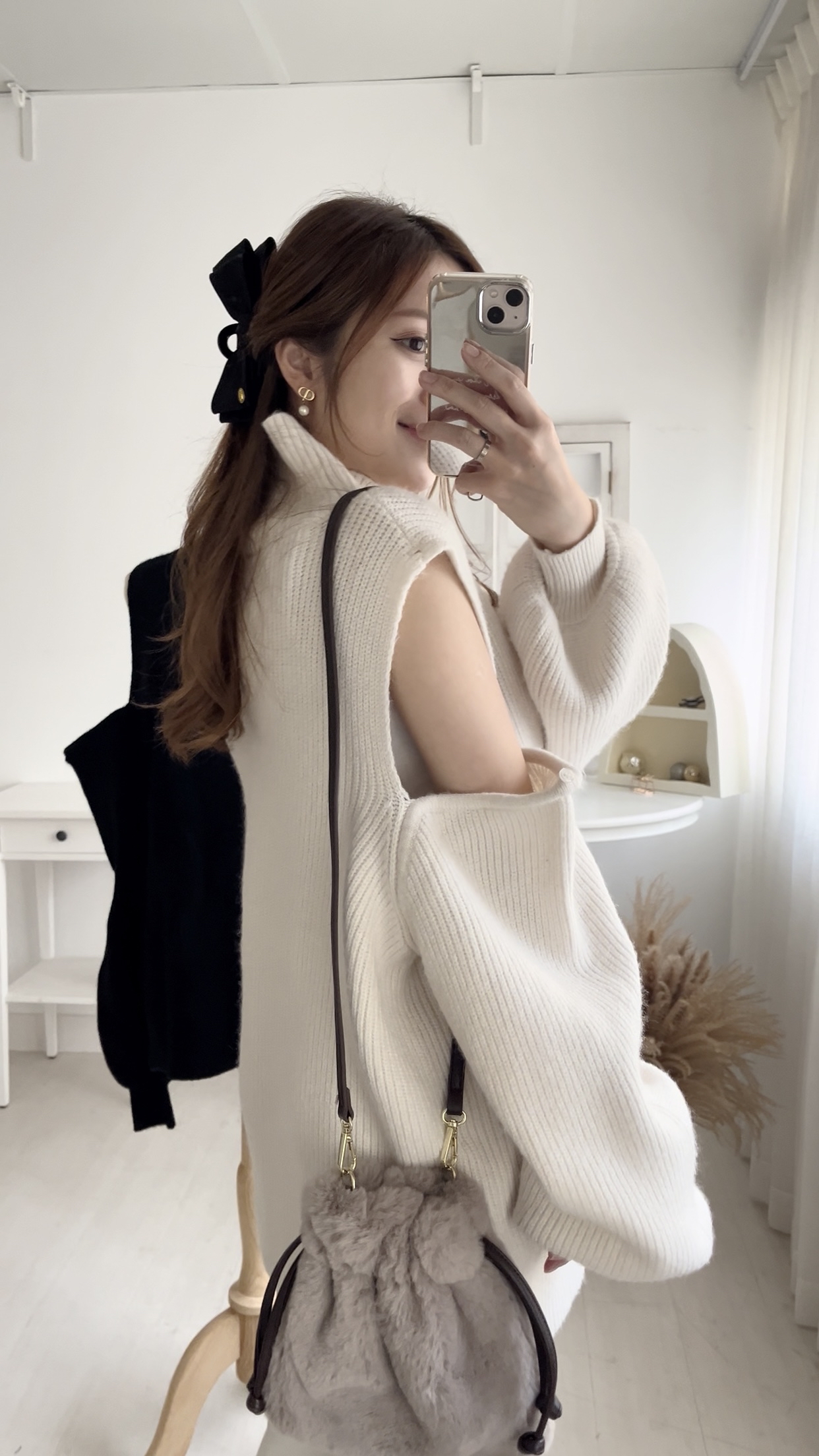 必購💡2-WAY鈕扣懶洋洋毛衣(JP)［象牙色］101056