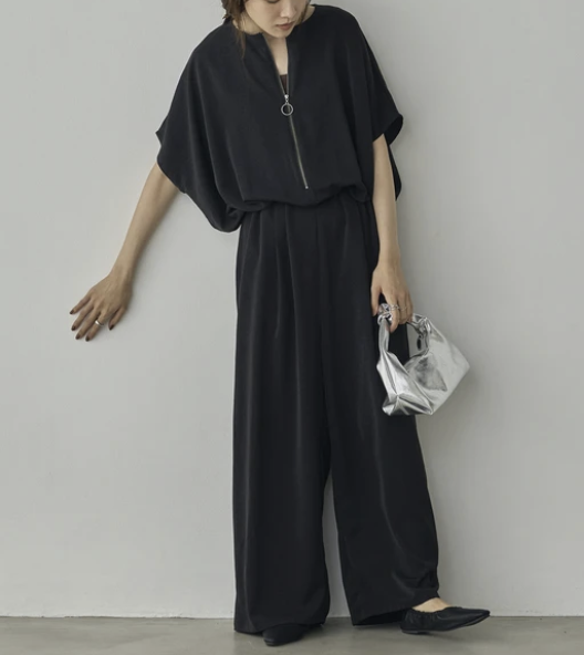 復古連身衣 - 2026 流行穿搭  女士連身褲 秋冬時尚穿搭 優雅日常 柔軟舒適 獨特設計 易於配搭 日本直送   #JP-I-260037