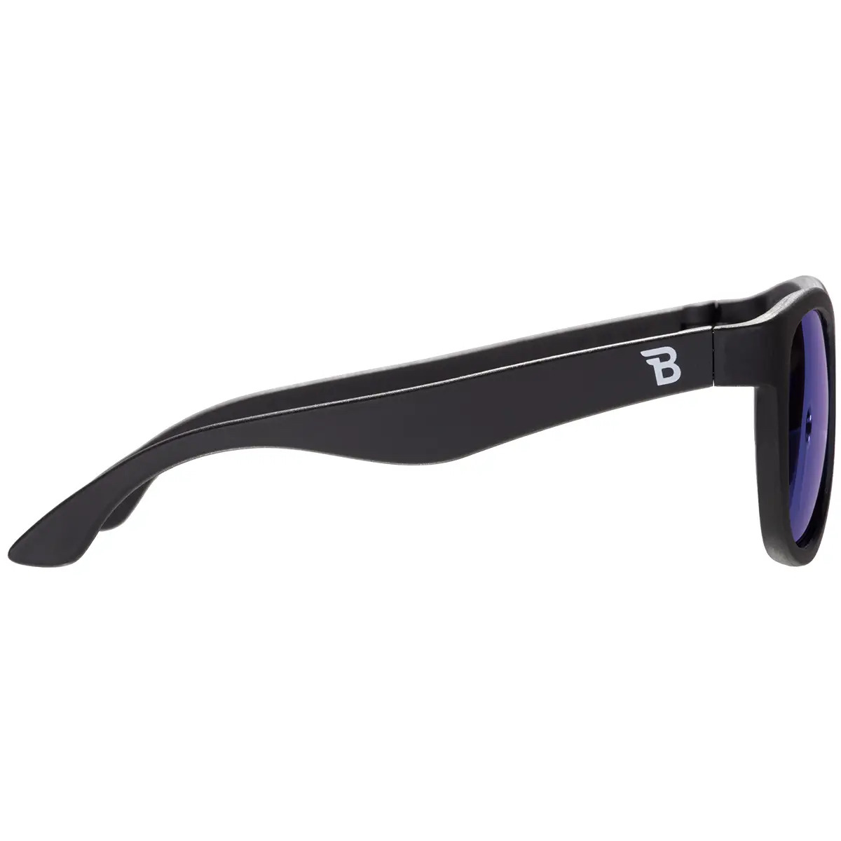 Jet Black Polarized Navigator | Cobalt Mirrored Lens