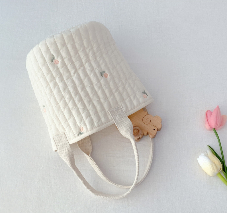 Dottodot 棉質衍縫一手包