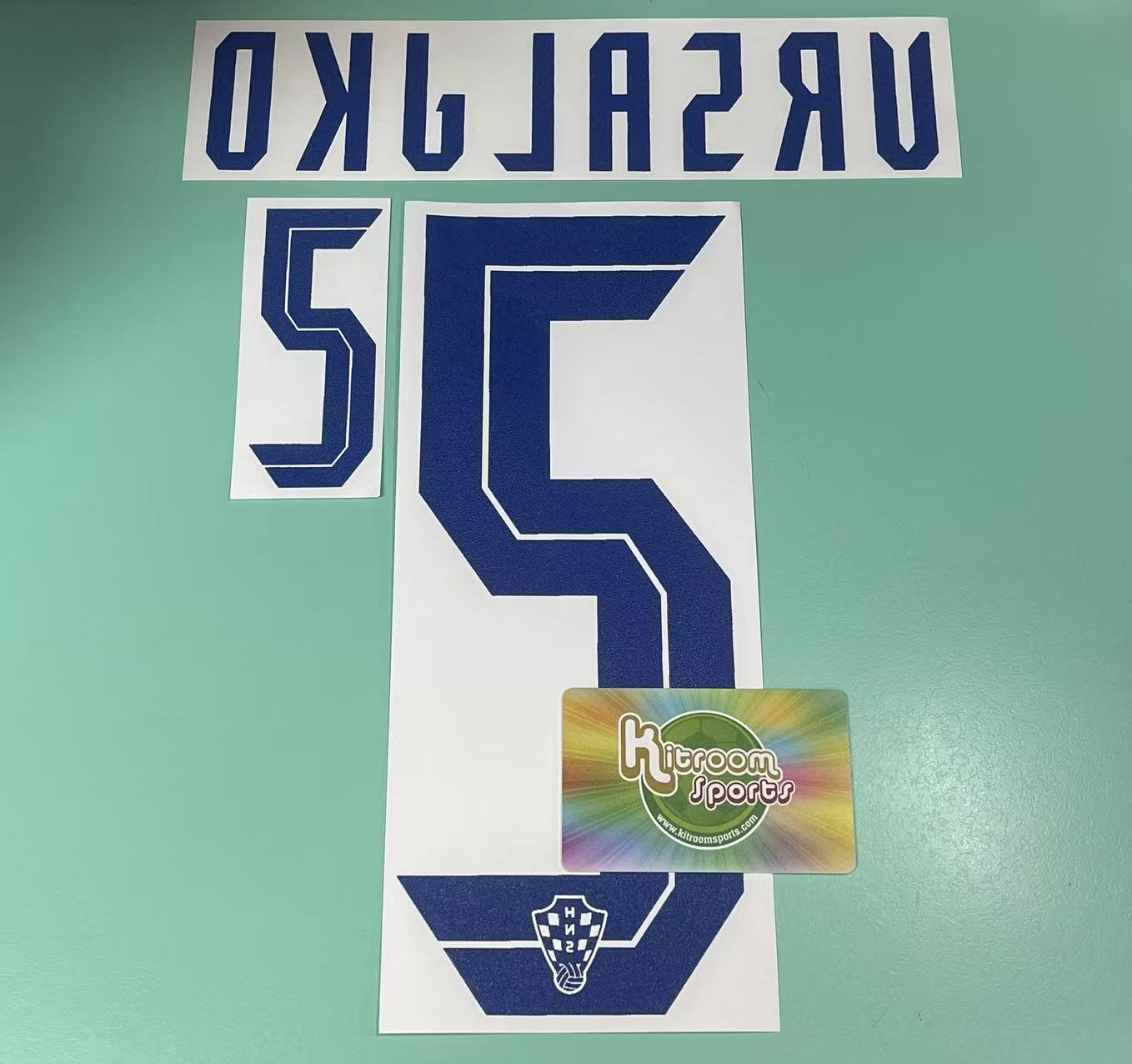 2020 Croatia Home Nameset #2 Vrsaljko