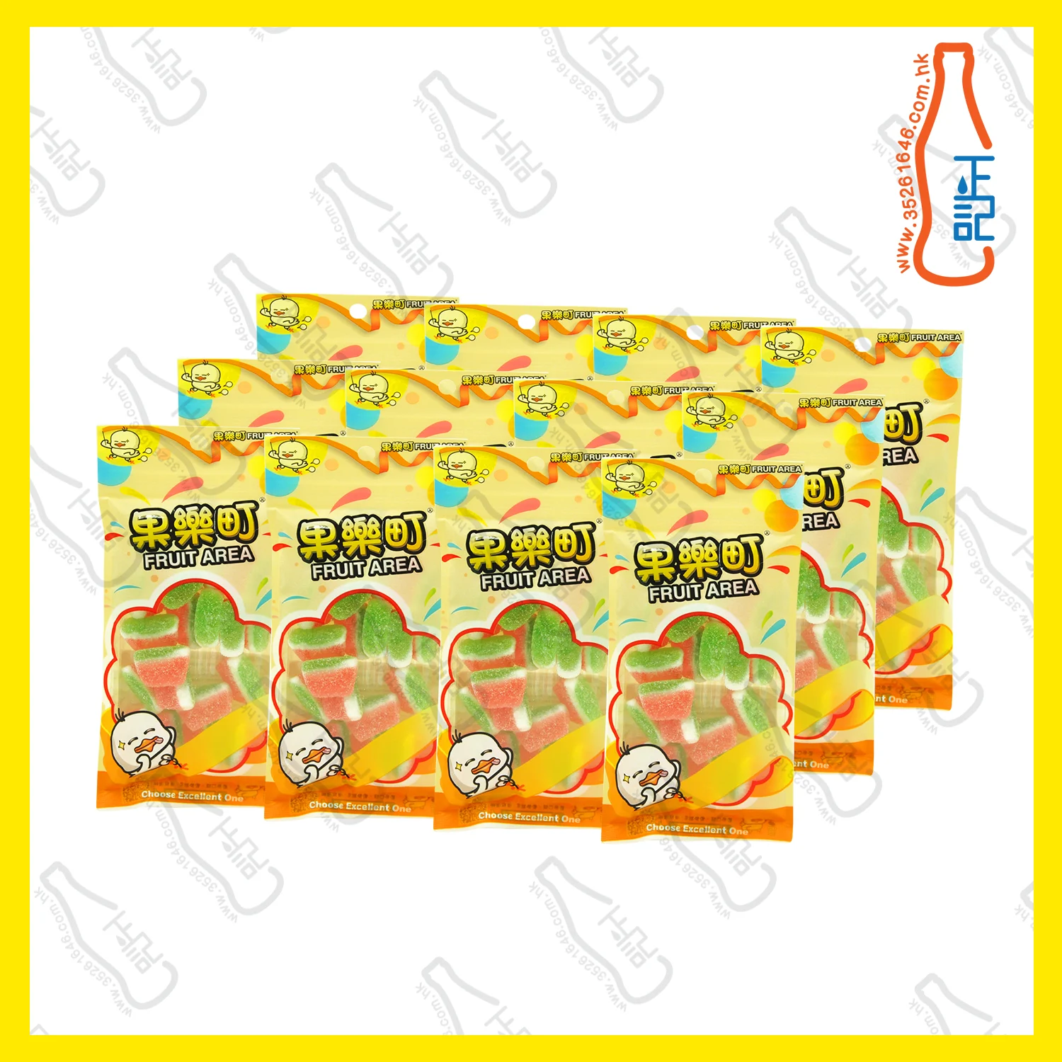 ==FT7137 果樂町 - 酸砂西瓜像皮糖 85g x【12包】/袋