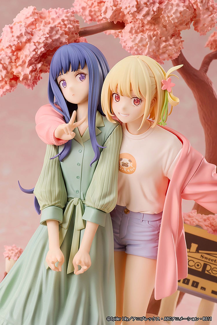 (預訂訂金 $400) (總價 $925) Aniplex Lycoris Recoil 莉可麗絲 錦木千束 & 井之上瀧奈 春天Ver. (行版) 