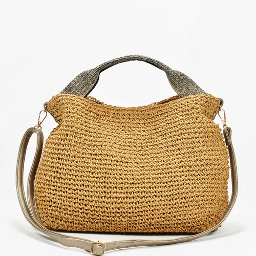 日本🇯🇵品牌拉菲草織兩用手袋現貨😍😍