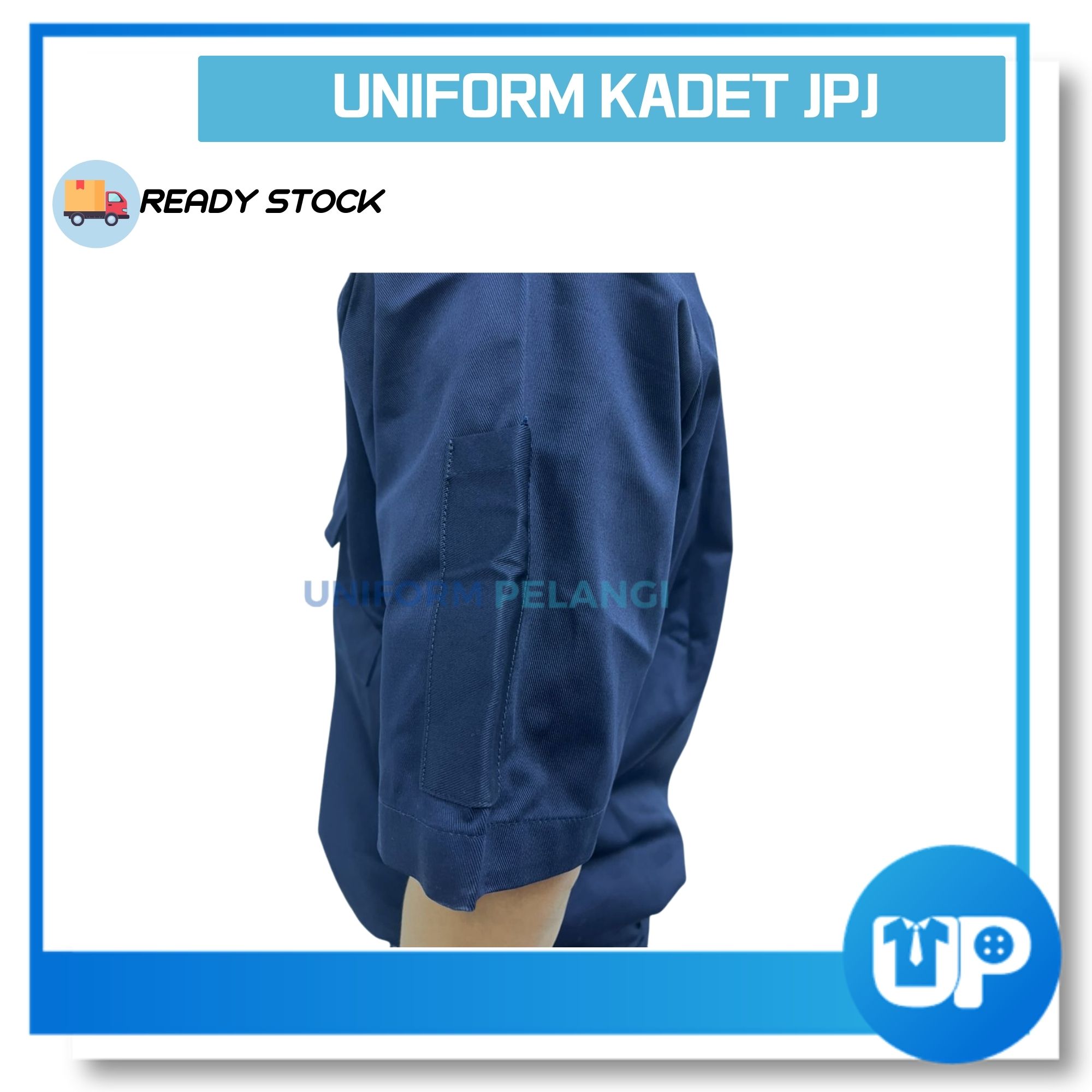 Uniform Seragam Kadet JPJ Kemeja Lengan Pendek Kokurikulum Sekolah Persatuan Pakaian