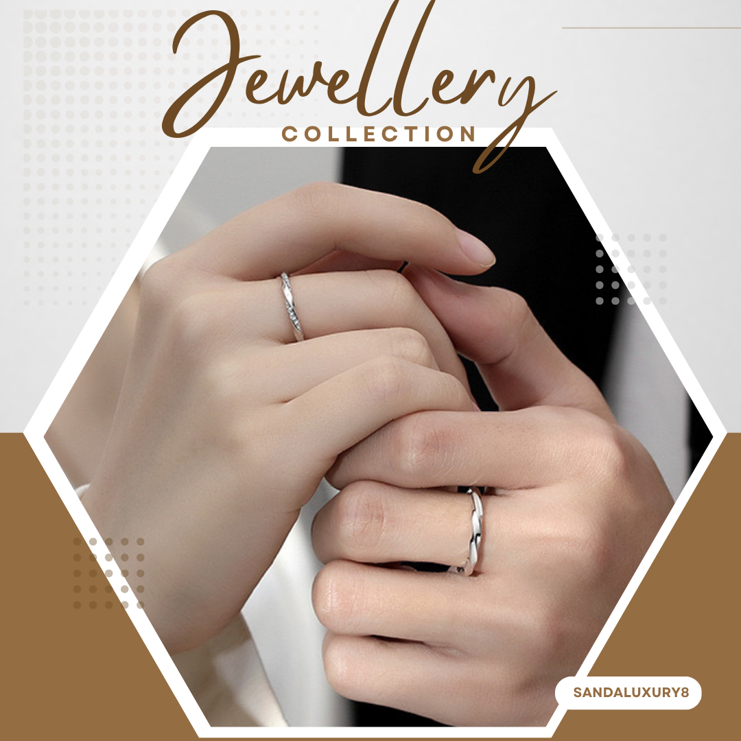 Couple Rings Simple And Elegant Engagement Wedding Bands Promise Ring Set For Lovers Gift