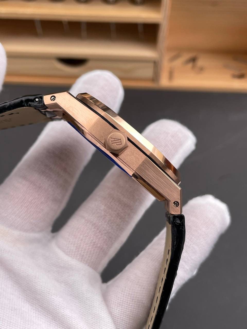 🚀皇家橡树15510 玫瑰金黑盘/41mm/4302机💯