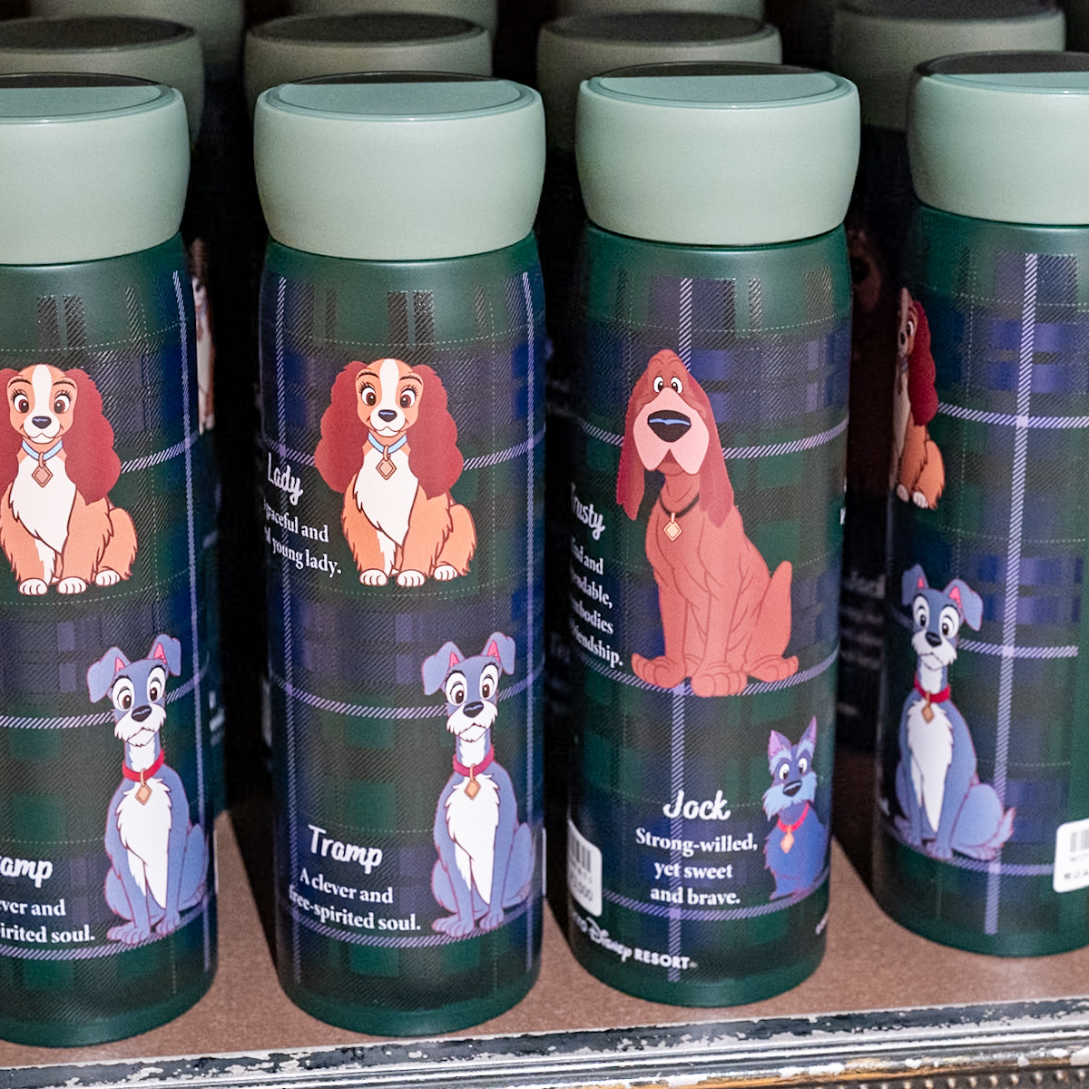 預訂 東京迪士尼限定 Lady and the Tramp Pouch 筆記簿 頸巾 不銹鋼水壺