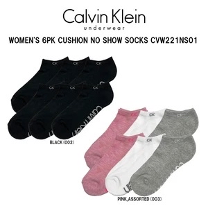 日本直送  Calvin Klein ck 女士短襪 6 雙裝加厚