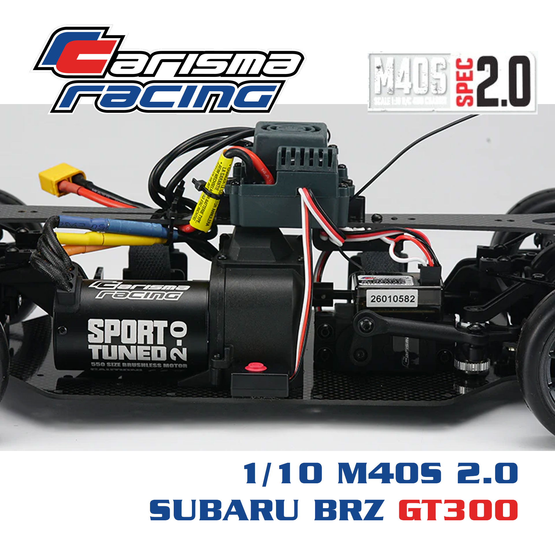 全新 Carisma 1/10 M40S 2.0 SUBARU BRZ GT300 2021 無刷平跑 | SUBARU授權