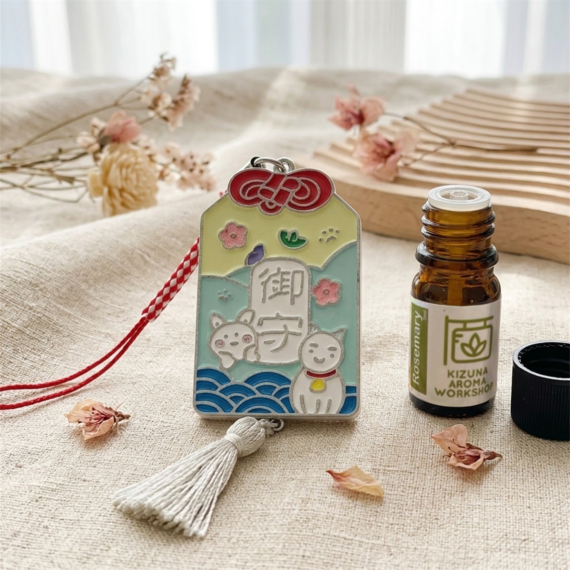 【香港全手工製】繽紛創意御守守護擴香石(精油擴香用)