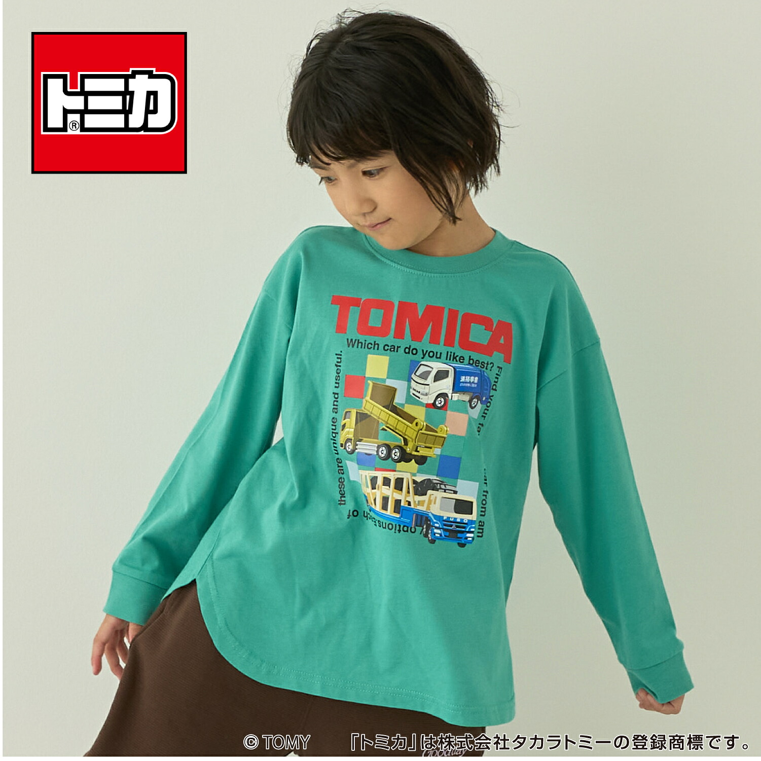 🆕【⭐訂購⭐】日本直送 🇯🇵🌀#Tomica 寬鬆版型 圓弧下擺 印花長袖Tee［4款選］🌀[ELHA-0060][260914]