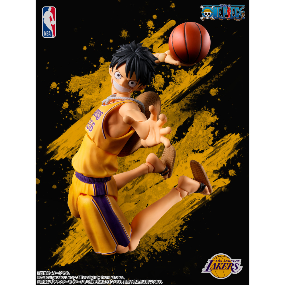 PREORDER SHF One Piece x NBA Monkey D Luffy