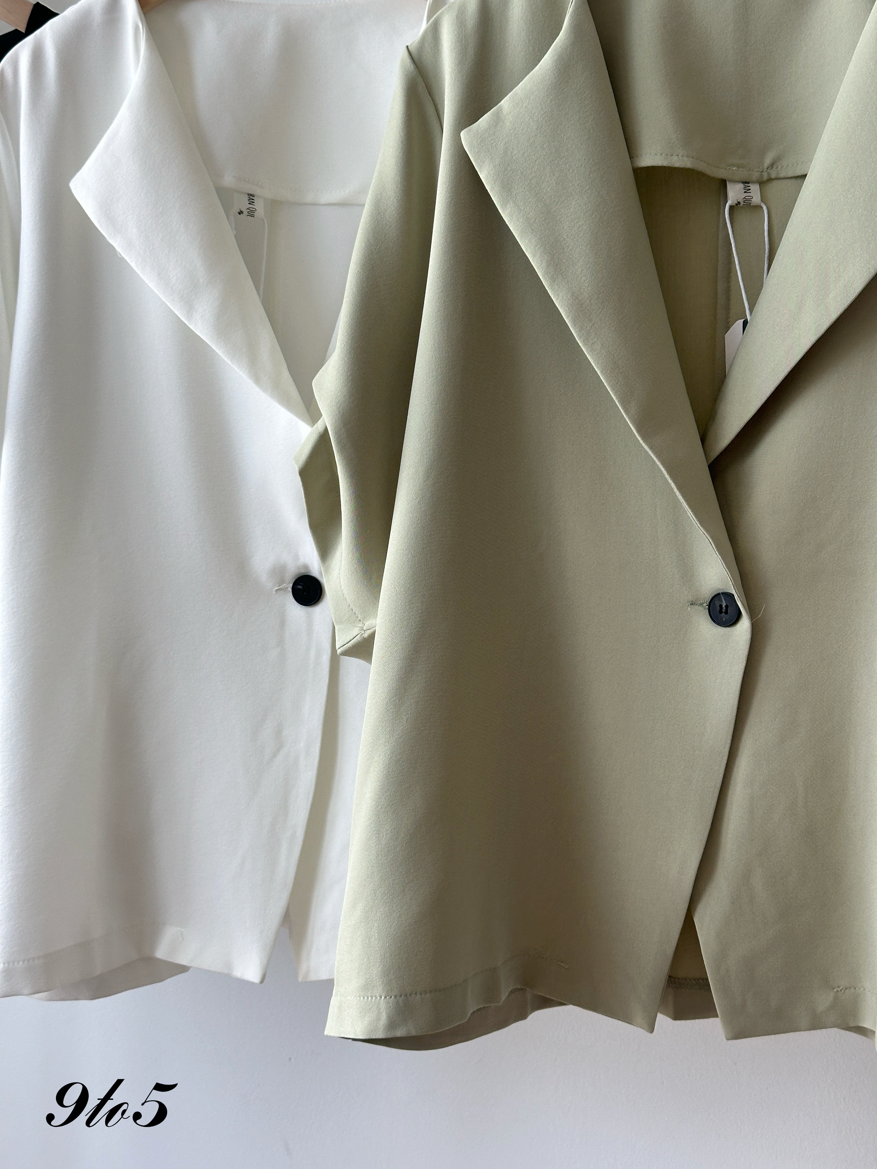 T4301 Half Sleeve Blazer - 3 Colors 