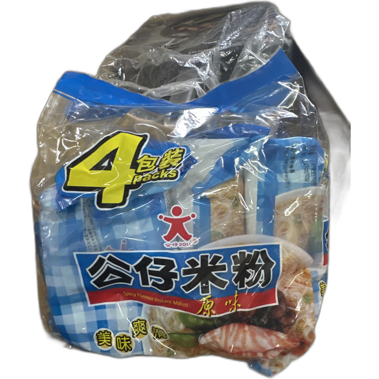 公仔米粉原味四包裝