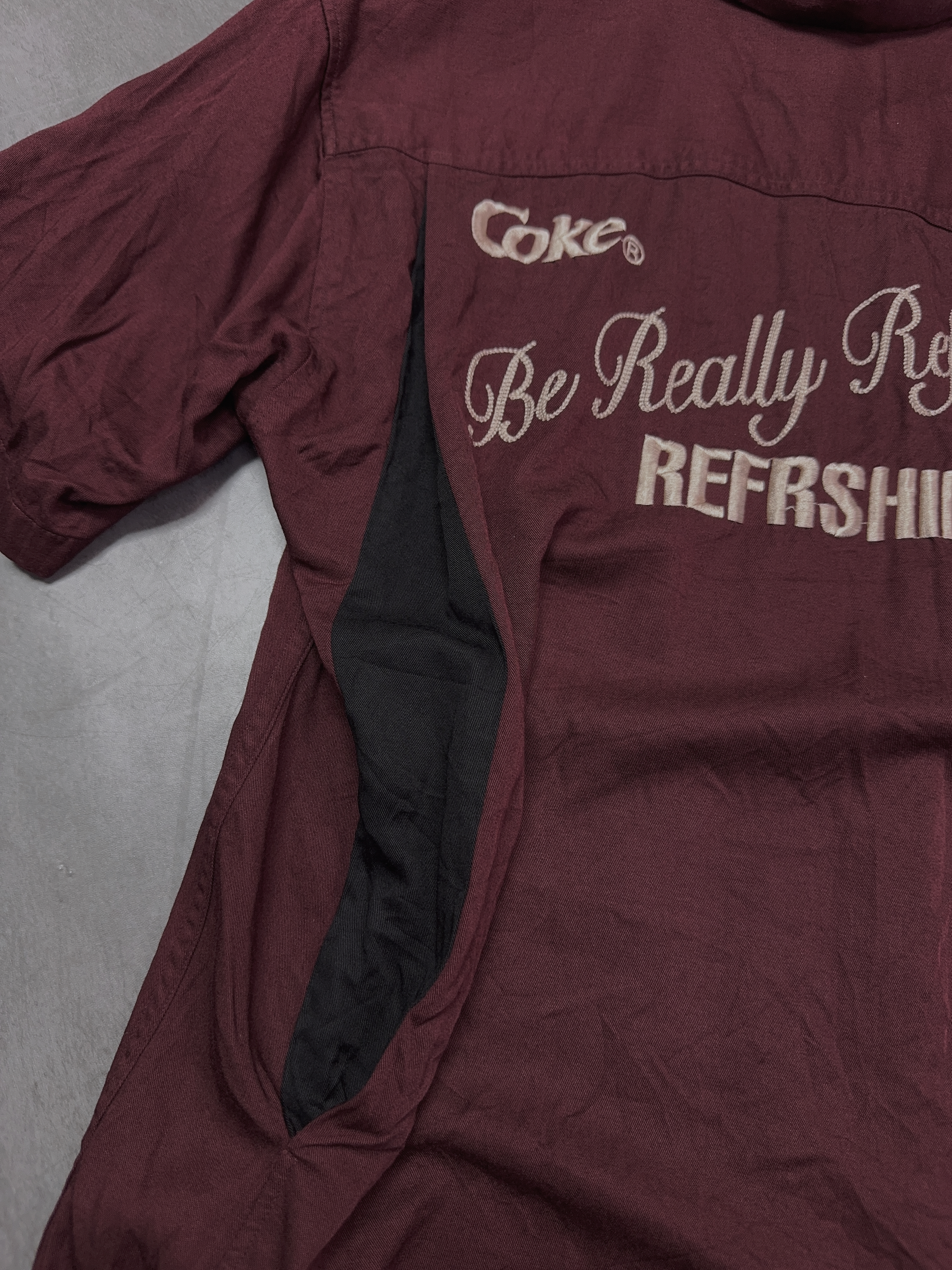 Red Cocacola Shirt -M 