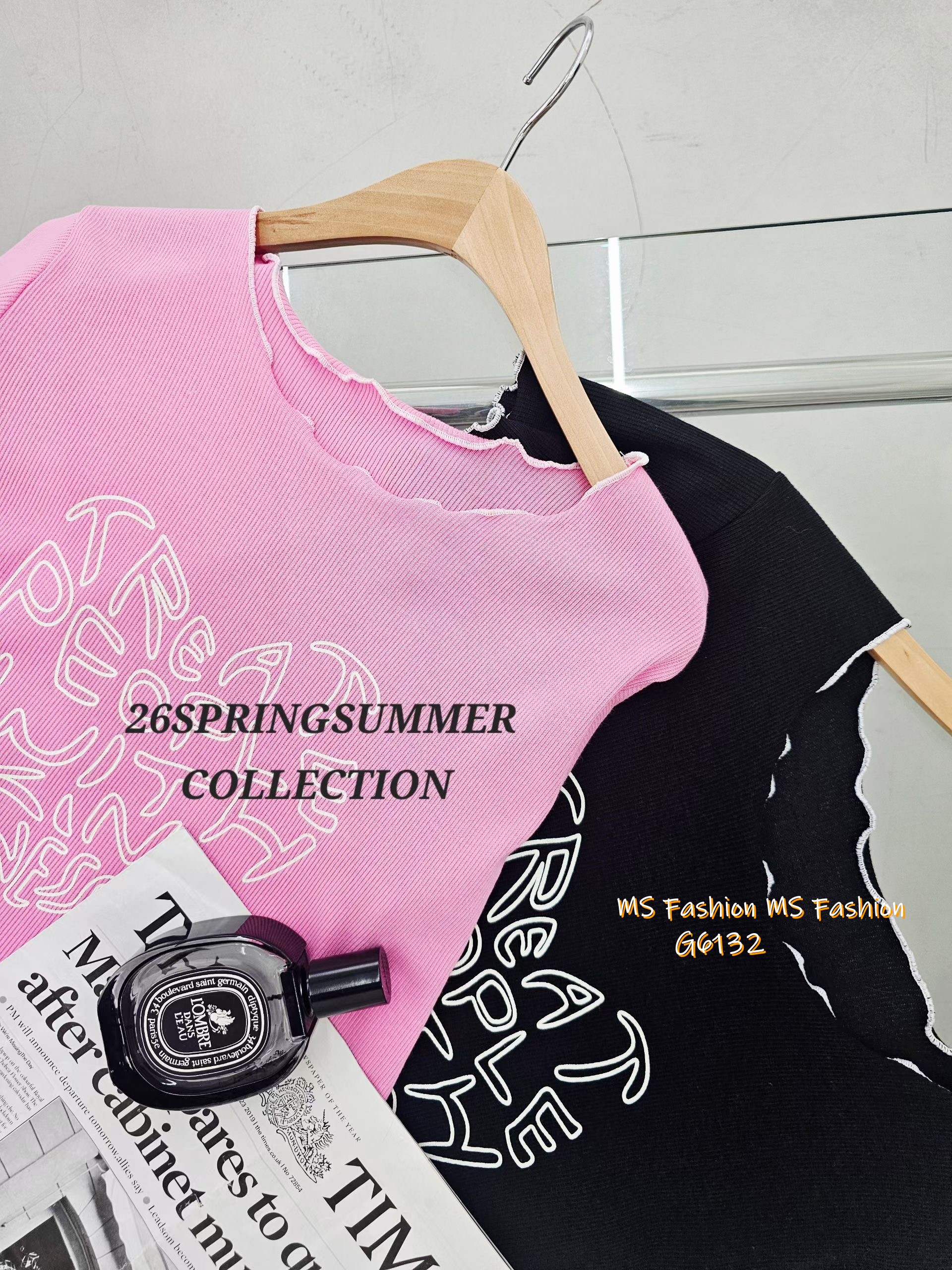 G6132 韓國🇰🇷型格字母心心top