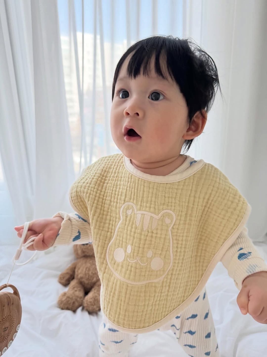 DOTTODOT 七彩棉花糖系列-六重棉紗BIG圍嘴