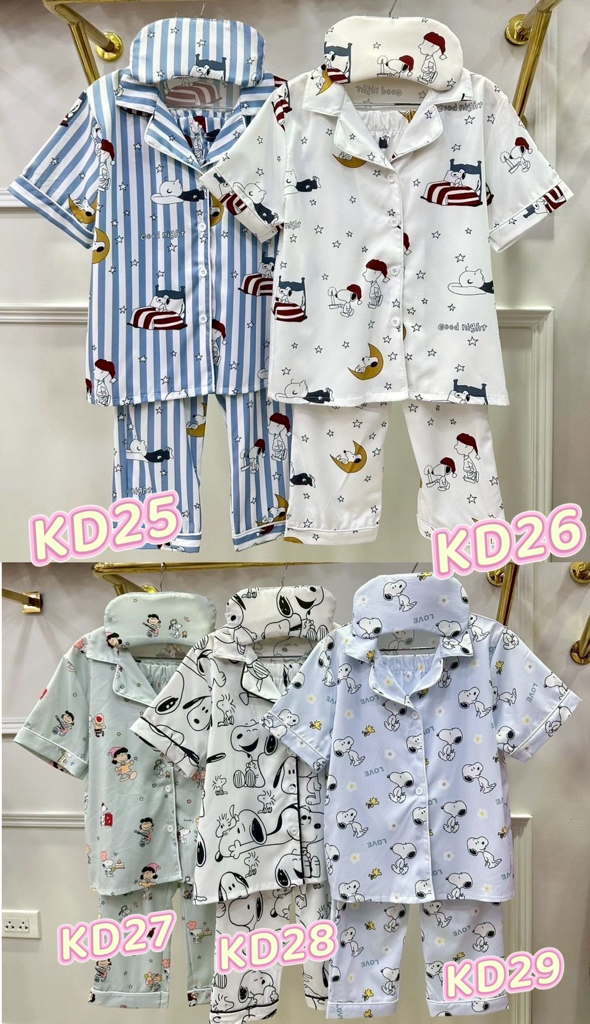 泰國真𢇃睡衣3-6歲No :KD1-KD60