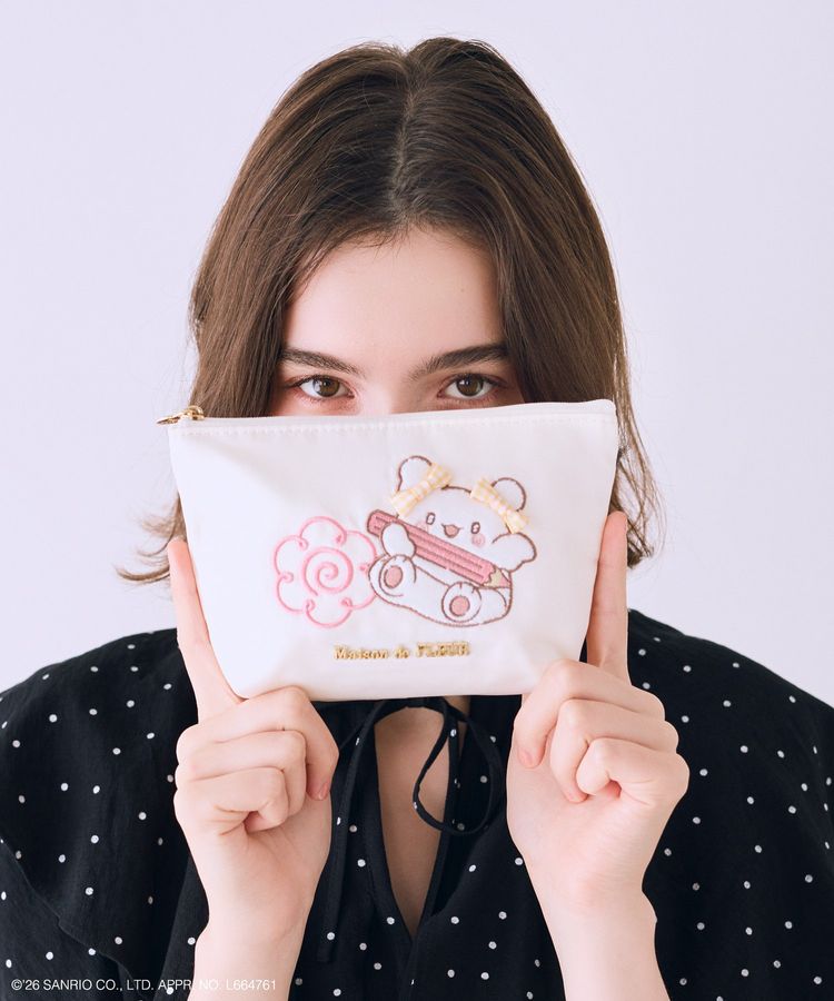 🎀【預訂】Hanamaruobake x Maison de FLEUR 刺繡小包