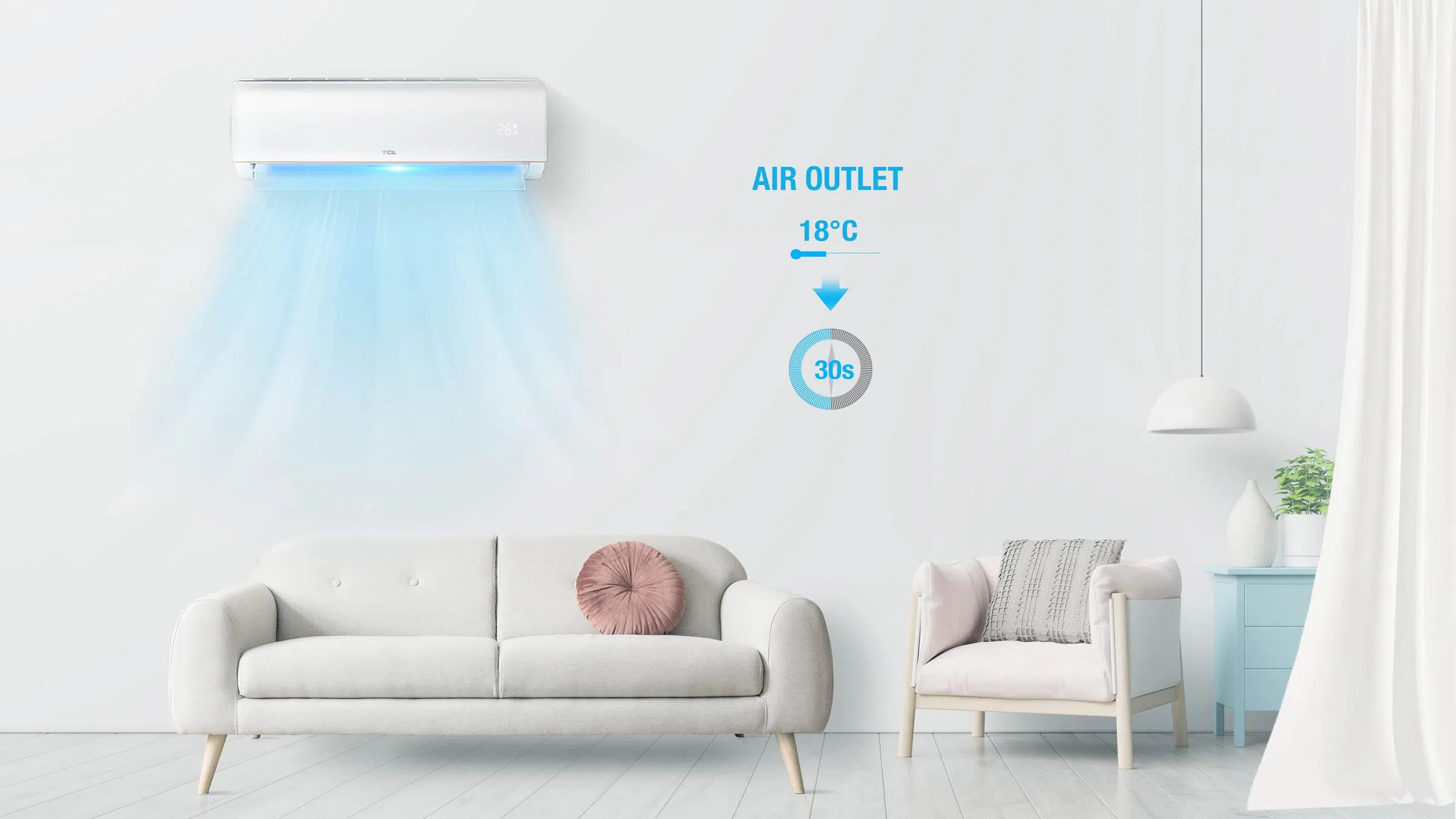 TCL 1.5HP Elite Series Non-Inverter Air Conditioner (TAC-12CSD/KE)