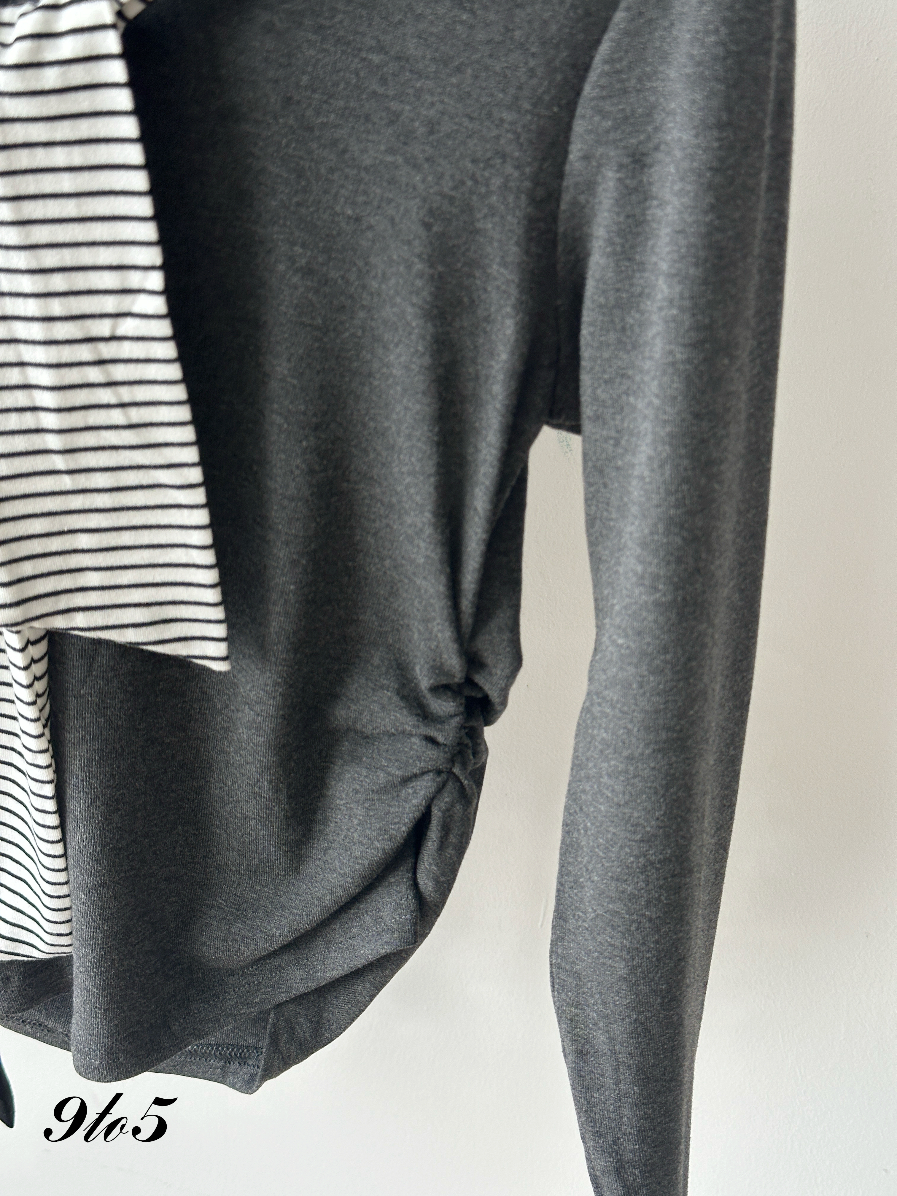 T4202 Long Sleeve Preppy Top - 4 Colors 