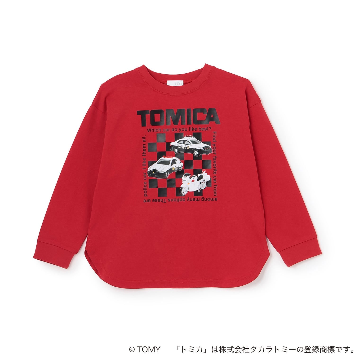 🆕【⭐訂購⭐】日本直送 🇯🇵🌀#Tomica 寬鬆版型 圓弧下擺 印花長袖Tee［4款選］🌀[ELHA-0060][260914]