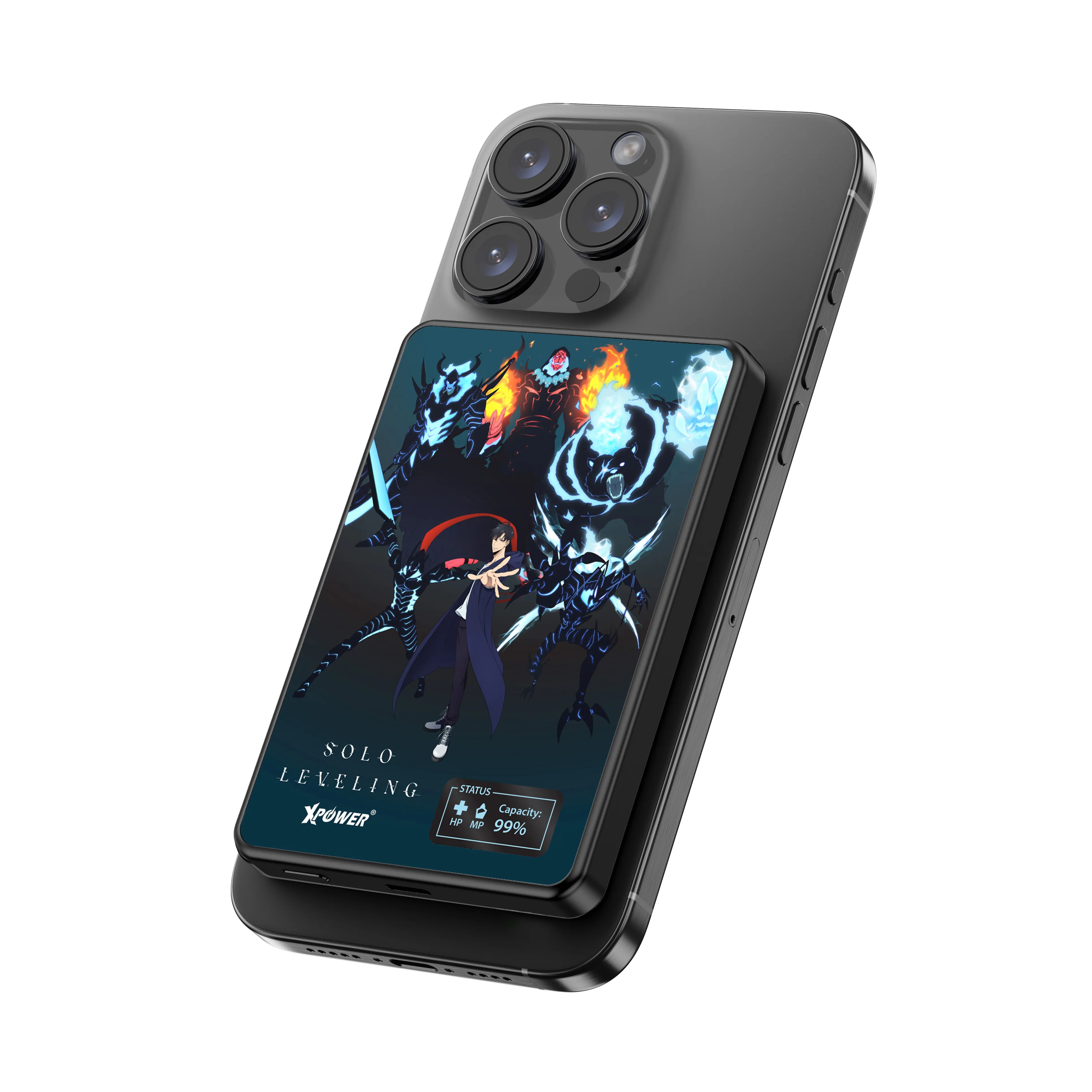 (3C認證)XPower x 我獨自升級MagDigita2 第2代 彩屏顯示 鋁合金 10000mAh PD3.0+QI2 磁吸移動電源 MDT2-sl1