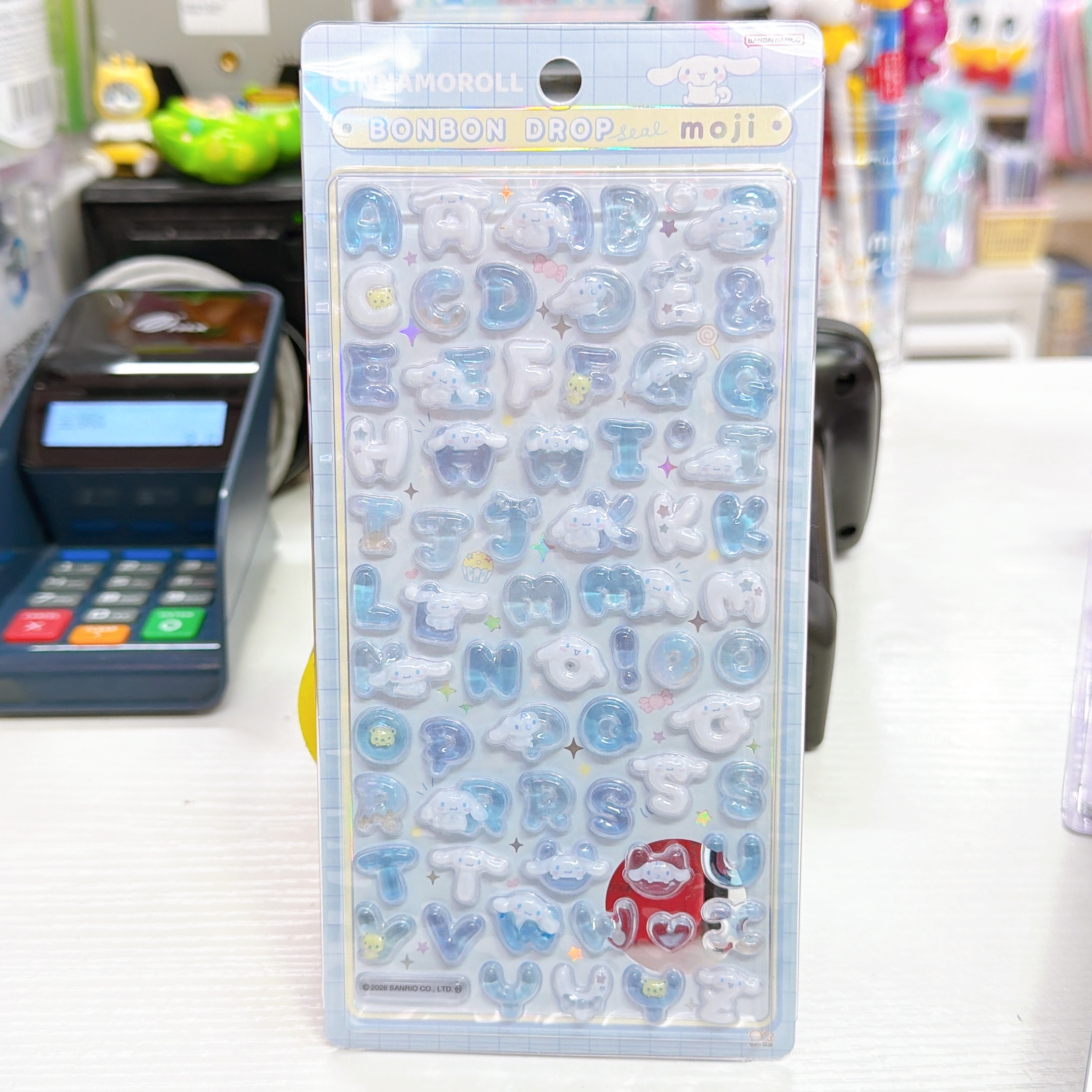 日本直送Sanrio新款字母bonbon drop貼紙