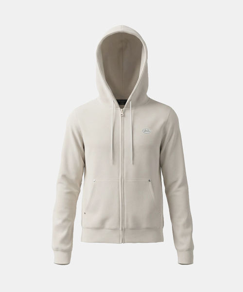 BS Soft Terry Zip-Up Hoodie - Beige
