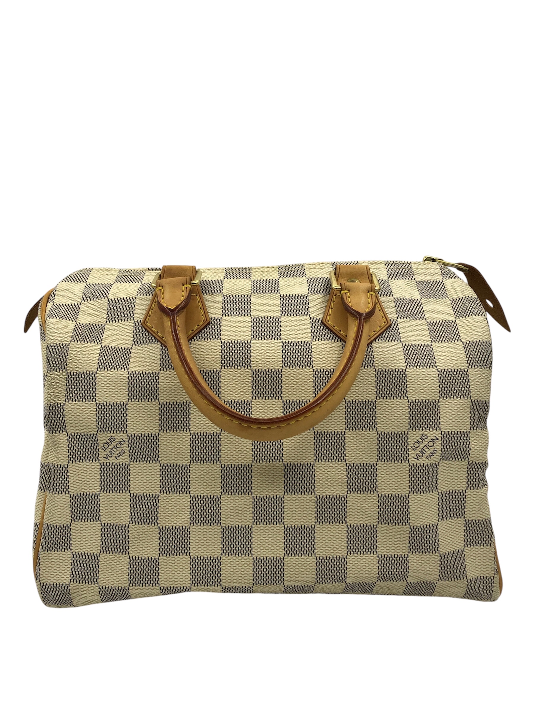 Pre-owned LV Speed 25/White/ Product Code:2491403