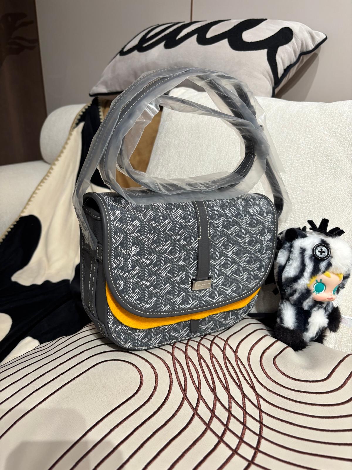 全新 Goyard Belvedere Pm grey 100%Authentic ,100%new 全新 ✅收據✅booklet✅塵袋
