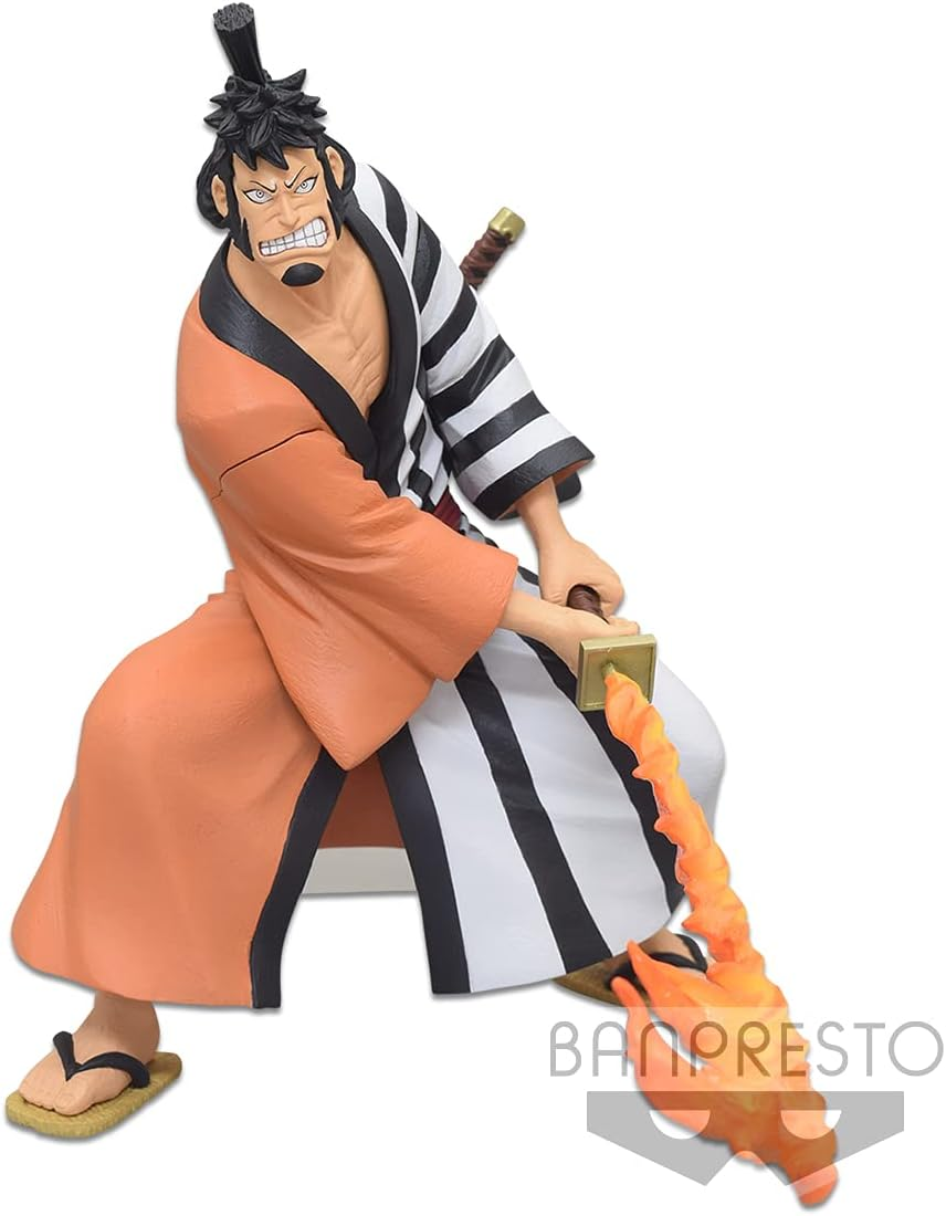 Banpresto, Battle Record Collection Figure: One Piece, Kin'emon (Multiple Colors) 海賊王 錦衛門