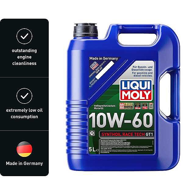 LIQUI MOLY Synthoil RaceTech GT1 10W-60 機油/潤滑油/偈油【原裝行貨】