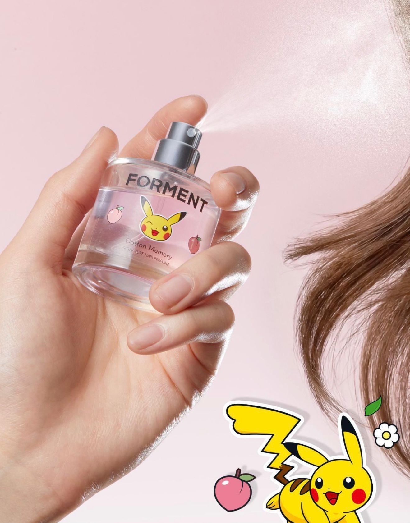 🇰🇷韓國Forment x Pokemon 特別版頭髮香水（30ml）🎁送Pokemon 手鏡