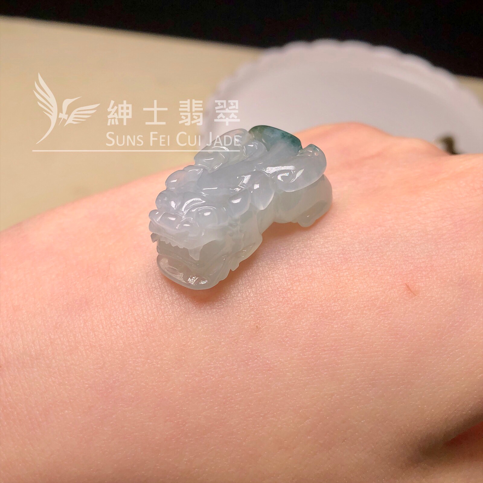 YK00442 飄藍花貔貅