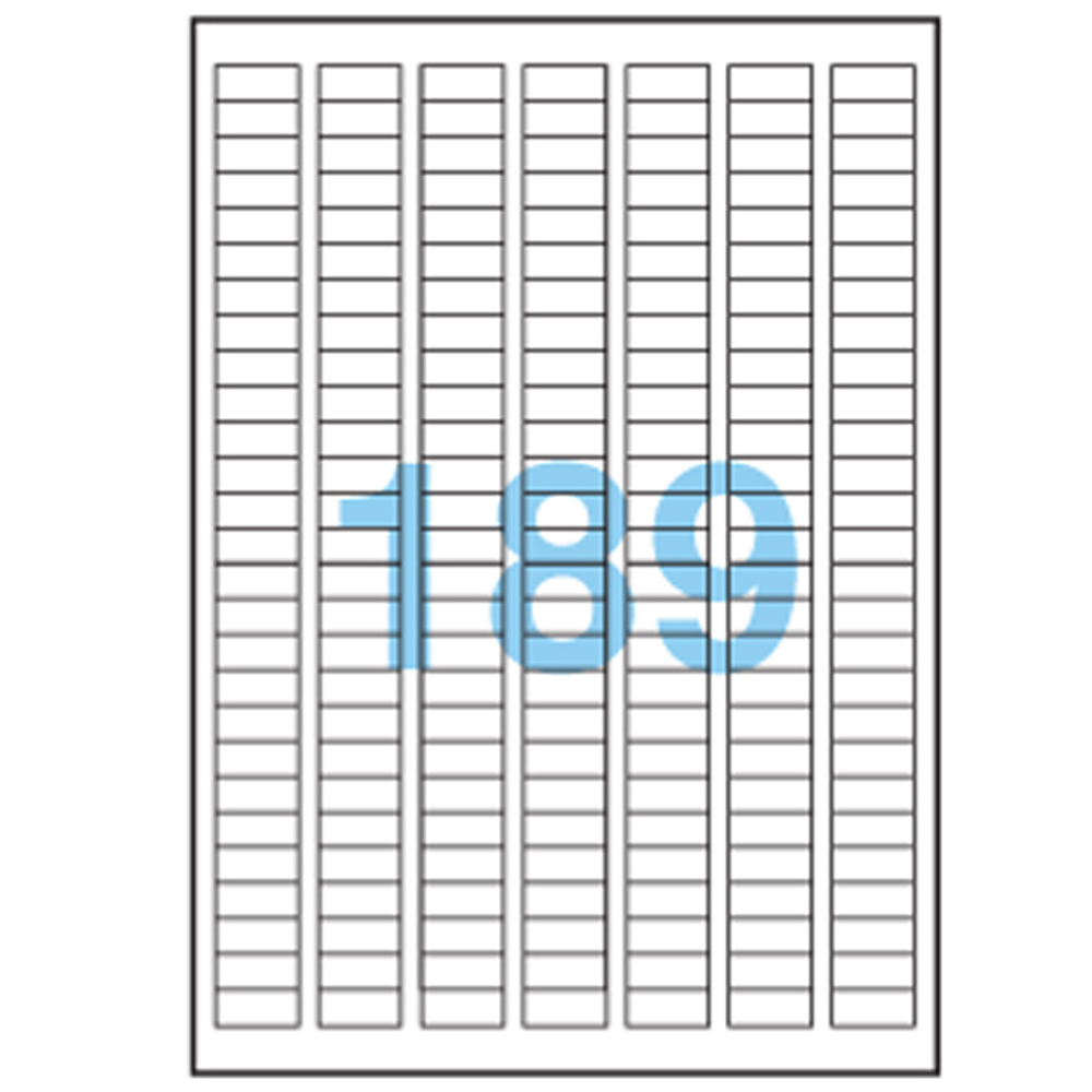 A0337 : ANEOS A4 FSC Multipurpose Label 25.4 x 10.0 mm