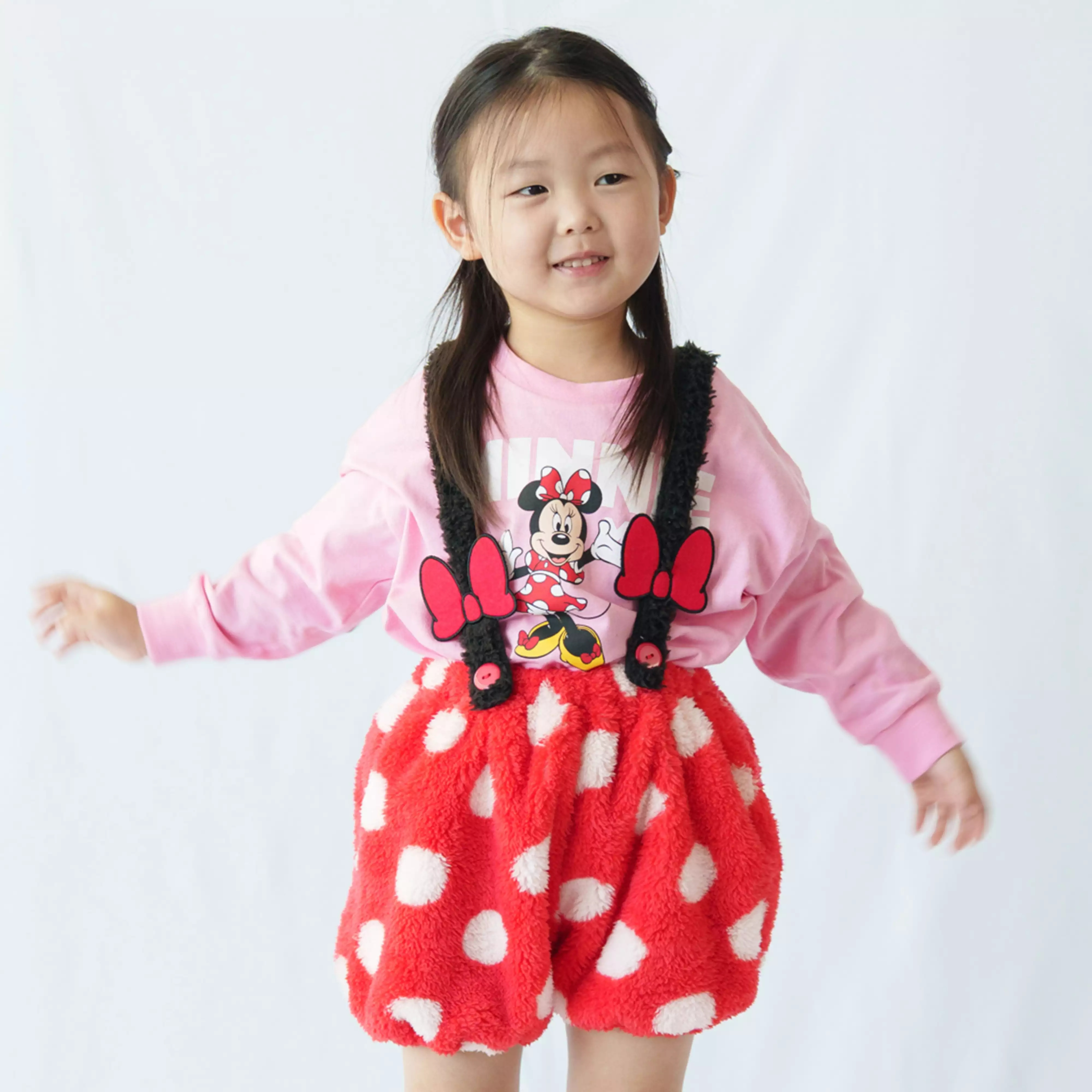  🌸 【預訂】Minnie BREEZE 毛毛工人褲<90-100> - Kids' Warm Goods