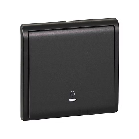 施耐德 Pieno 寫意黑 門鐘按手掣