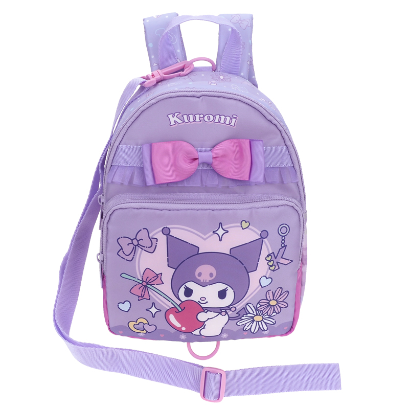 Kuromi Kids Backpack w/ Removable Safety Strap 小童背囊連可拆式安全手帶