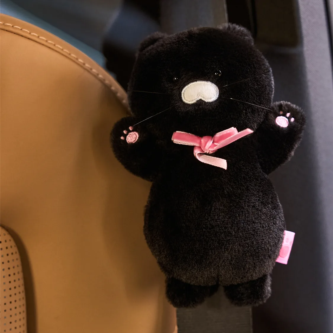 Kakao Friends Blackchoon 車用安全帶Cover