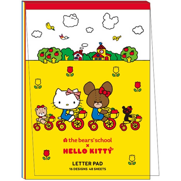 日本製 The Bears' School x Hello Kitty Letter Pad