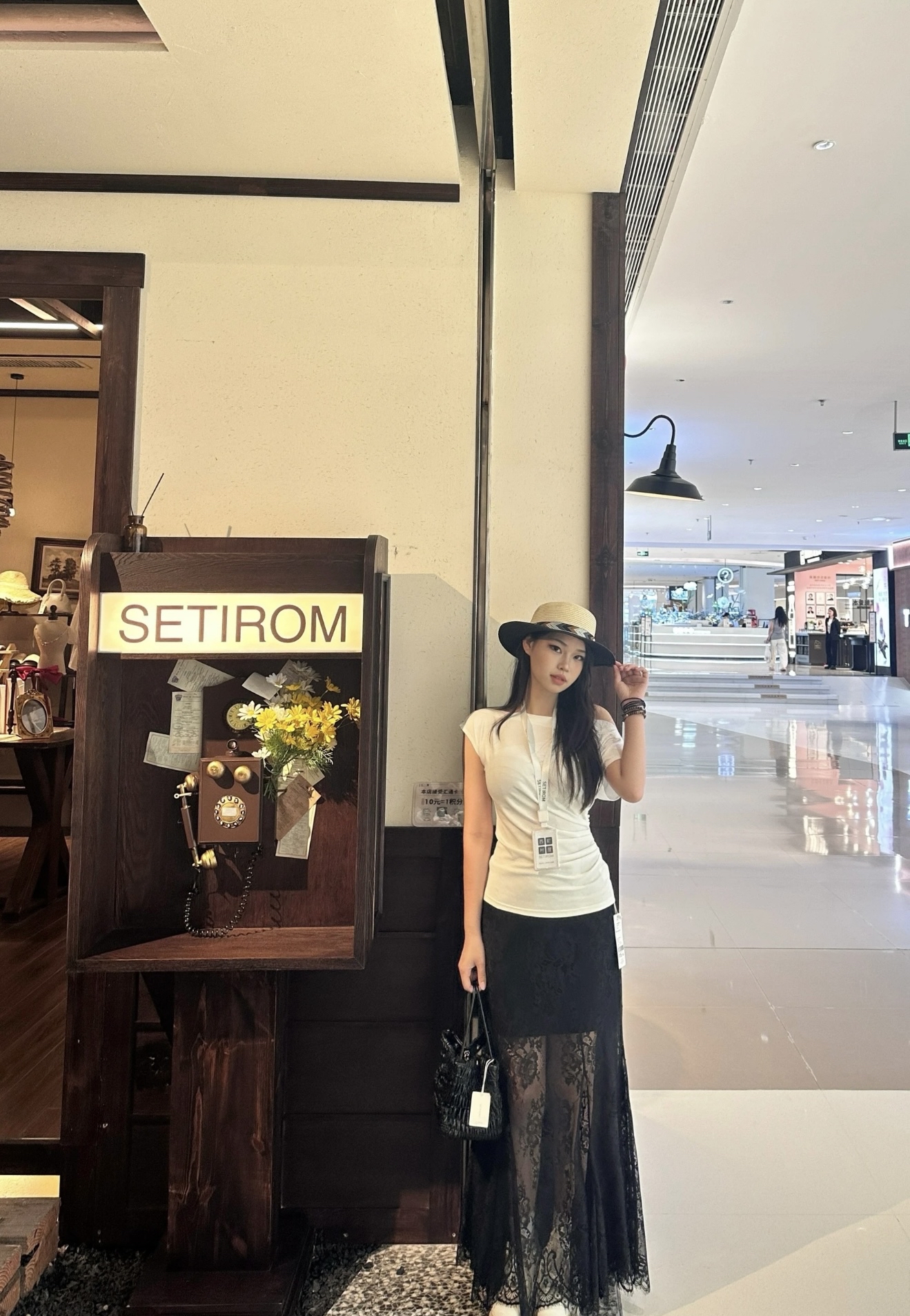 SK223蕾丝显瘦显高裙