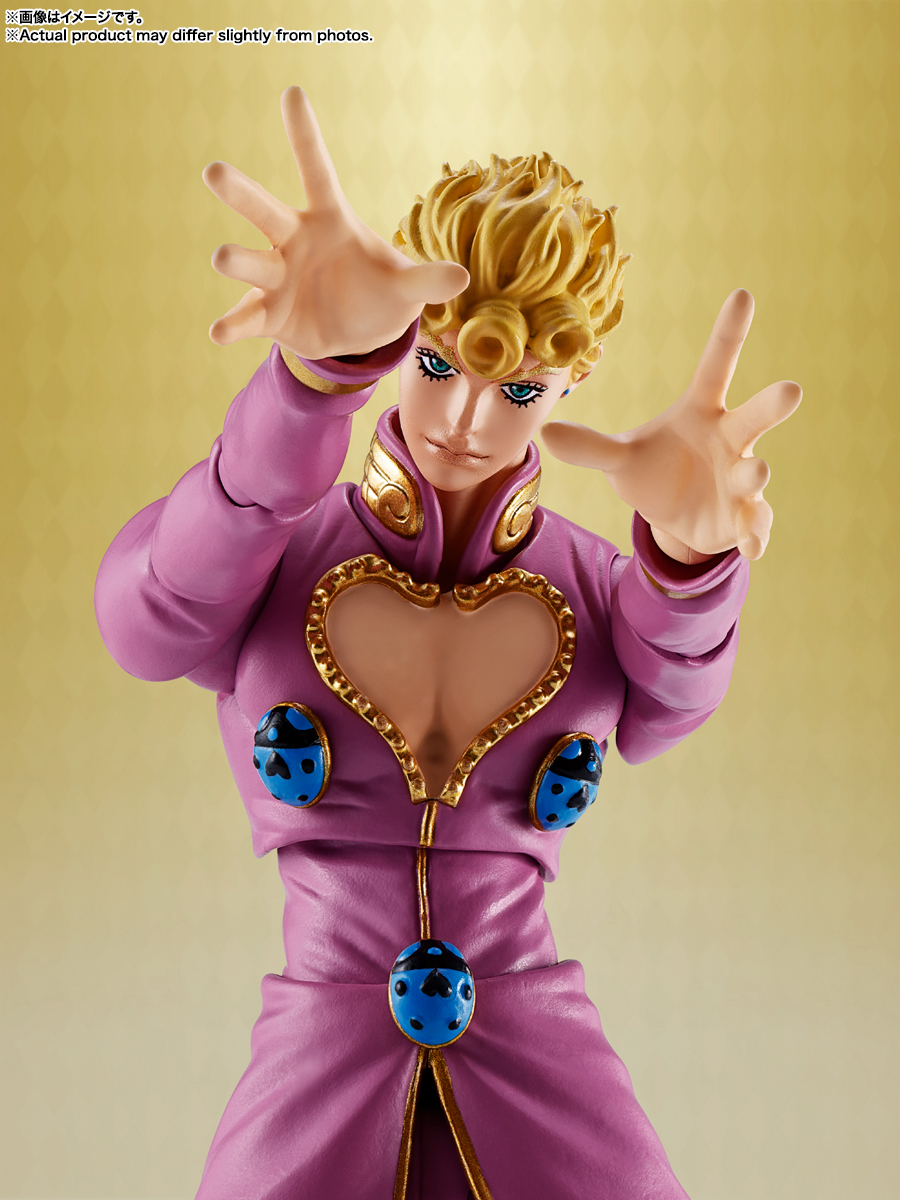 (預訂訂金 $200) (總價 $462) Bandai S.H.Figuarts JOJO的奇妙冒險 喬魯諾·喬巴拿 (行版) SHF Giorno Giovanna