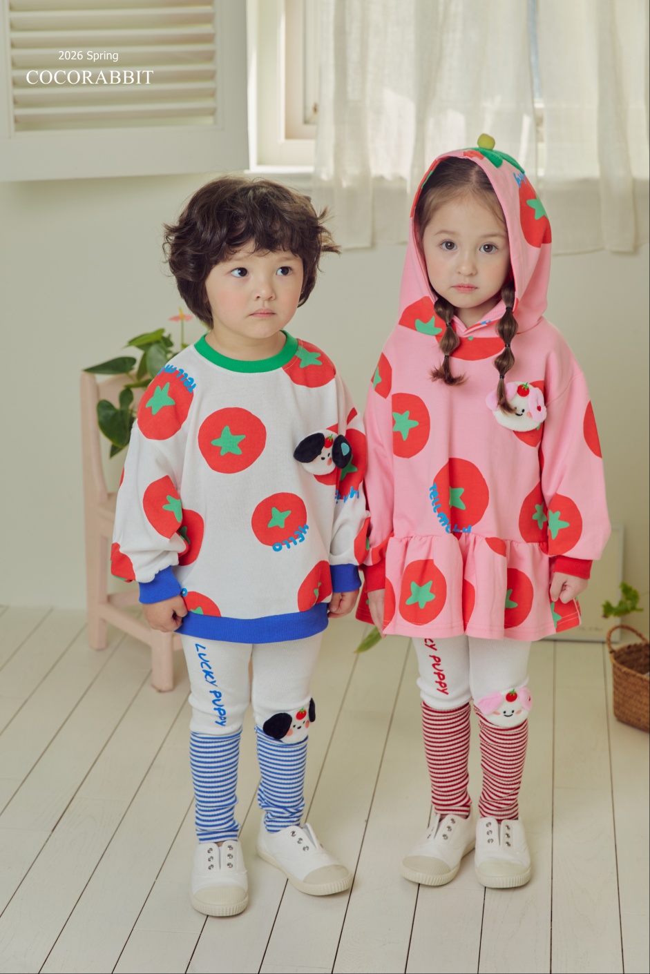 蕃茄 Top / 蕃茄連身裙 / 狗仔 Legging