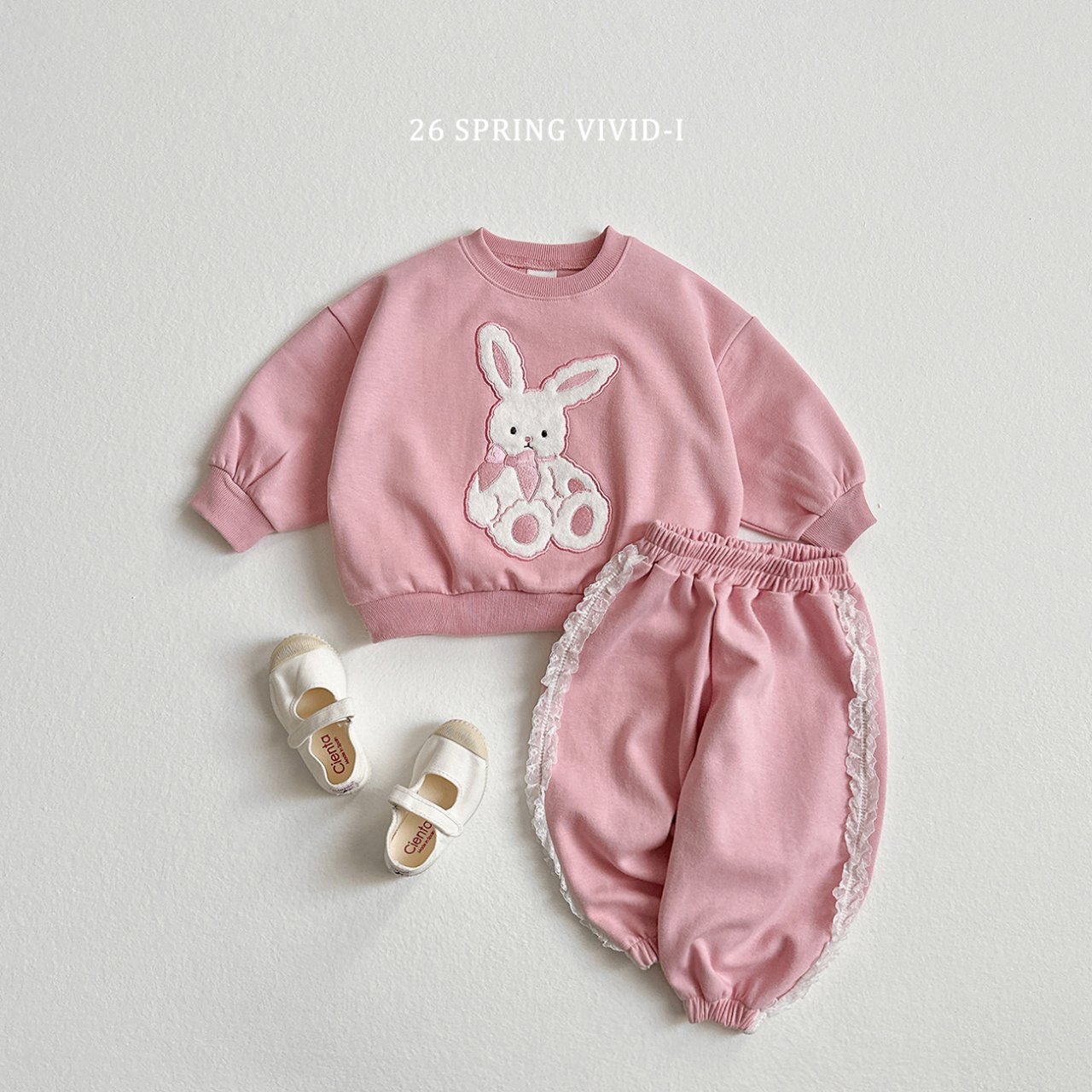 🌸預訂 韓國直送🌸🇰🇷VIVIDI三色動物刺繡貼花寬鬆衛衣