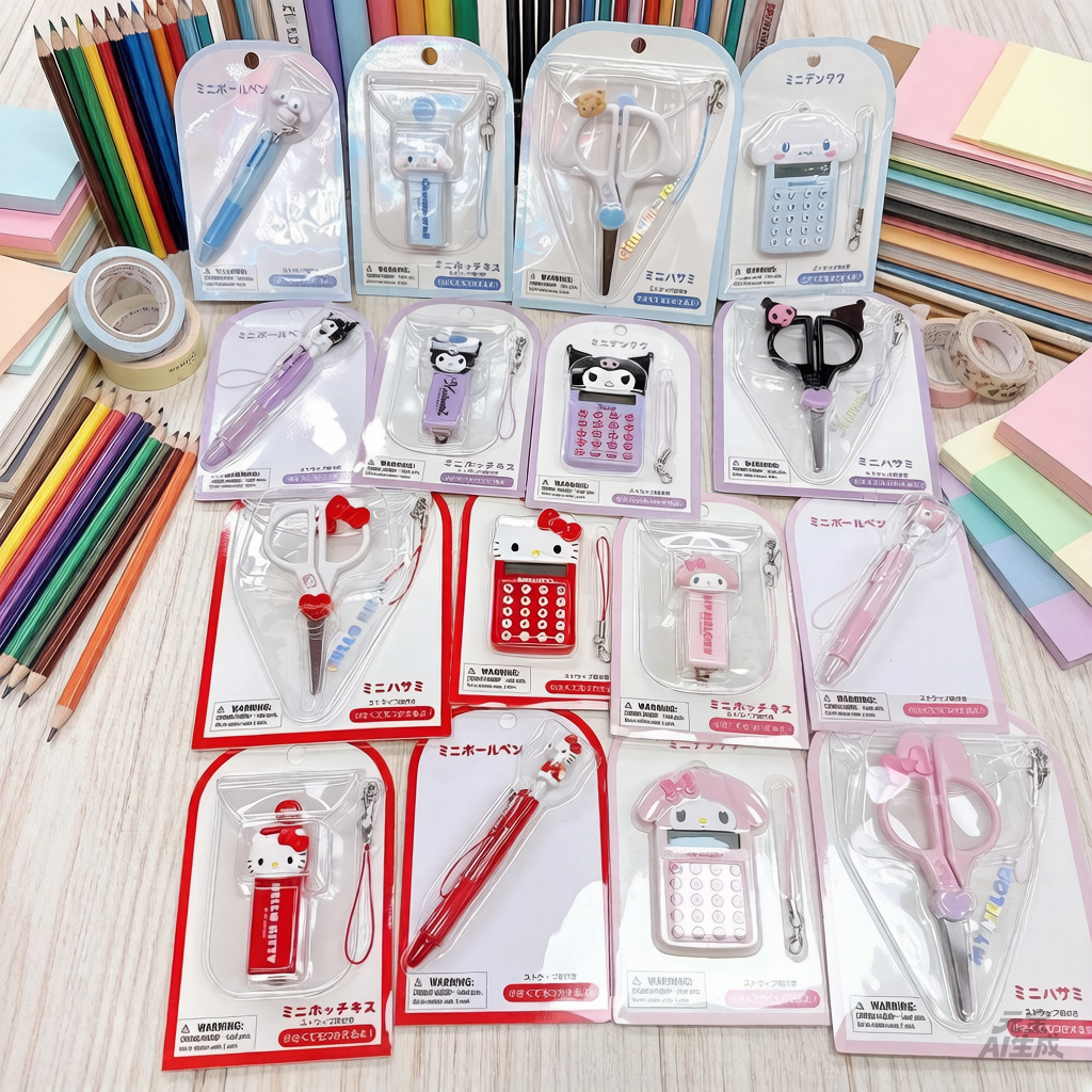日本直送Hello Kitty Melody Kuromi肉桂狗文具系列 